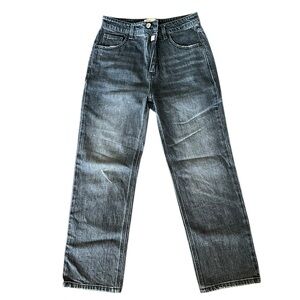 Marine Layer Washed Black Denim Jeans Size 6